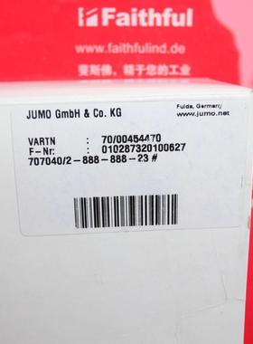 Jumo 00454470 久茂全新变送器 dTRANS T04  707040/2-888-888-23