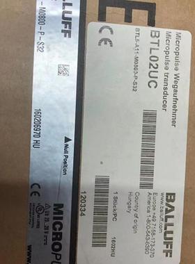 BALLUFFBTL5-A11-M0800-P-S32 BTL02UC 160206970 传感器
