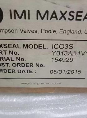 电磁阀Y013AA1V1BS 英国诺冠NORGREN ICO3S 154929 SIRA ATEX1156