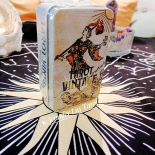Vintage Tarot古体韦特塔罗牌铁精装盒版塔罗牌维特 古典塔罗桌游
