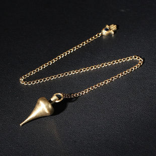 灵金属摆套装实心黄铜摆锤灵摆srt高级感橄榄绿锆石指引灵摆调频