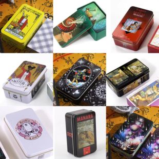英文正版铁盒塔罗牌热销TAROT神谕卡牌 ORACLE CARDS纸牌