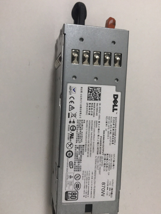 戴爾DELL PowerEdge R710 T610  服務器870w 電源  YFG1C VT6G4在類目 電腦硬件/顯示器/電腦周邊, 電源中 - 來自Buy2taobao.com提供專業的淘寶代購服務