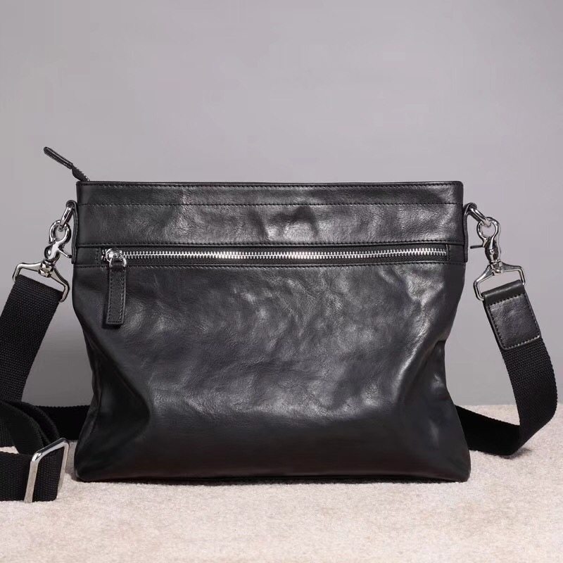 alice springs斜挎包休闲商务男士头层牛皮横款潮款单肩包