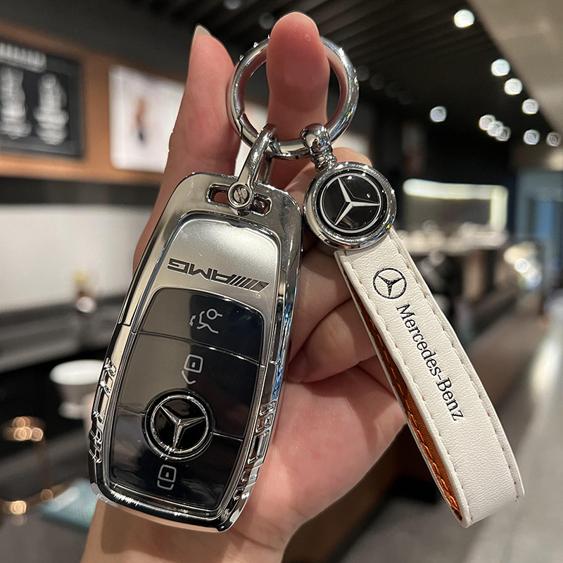 奔驰钥匙套E级e300l扣c级c260l车A级a200l包glc300l/glb/gle壳gla