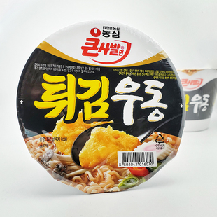 韩国进口方便面  农心油炸乌龙面乌冬面海鲜杯面碗面泡面111g