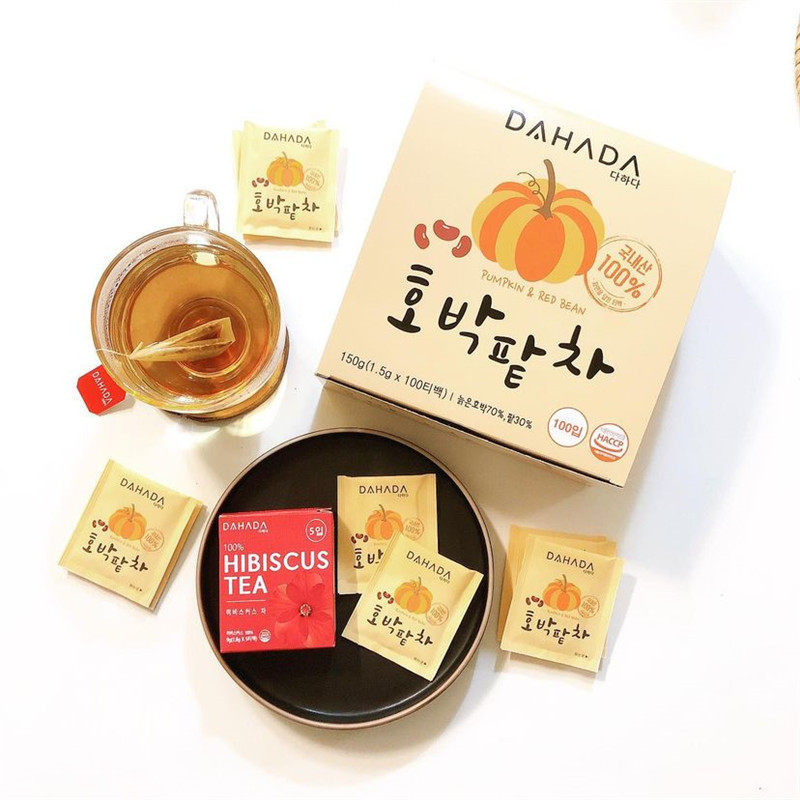 韩国进口零食DAHADA南瓜红豆草莓柚子味糙米水果冲泡袋泡茶包,茶,代用/花草茶,淘宝优惠券,粉丝福利购,淘宝优惠卷