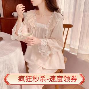 甜美可爱公主宫廷风家居服纯棉可外穿 新品 BIEN睡衣女生春秋季