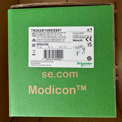 施耐德TM262M15MESS8T运动控制器