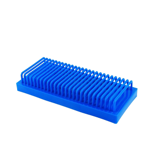 载玻片沥水架25片装伯乐电泳玻璃板架WB蛋白电泳制胶用玻璃板晾片架