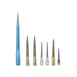 kirgen科进1000ul吸头蓝吸嘴1ml加长移液枪枪头带刻度通用性移液器袋装吸头1000支/一包实验器材塑料一次性