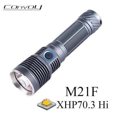 Convoy毛裤手电筒M21F XHP70.3Hi 21700直充户外携带夜钓探路徒步