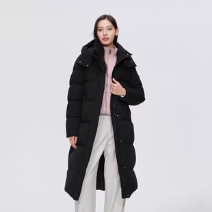 【甜甜专享】显瘦过膝长款修身羽绒服外套女25892
