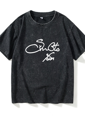 泰剧一年生主演Singto Krist签名周边T恤短袖休闲衣服女男圆领大