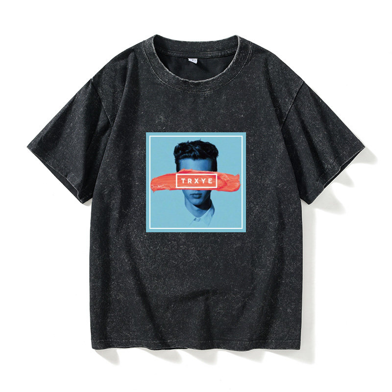 戳爷同款 BF风troye sivanT恤短袖时尚衣服女男圆领大码宽松夏季