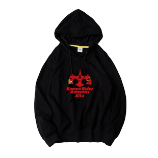 假面骑士amazons alfa 亚马逊鹰山仁千翼动漫卫衣连帽套头衫宽松