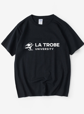 La Trobe拉筹伯大学乐卓博纪念品周边校服T恤短袖大码衣服女男圆