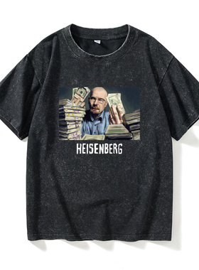 美剧绝命毒师 Breaking Bad 恶搞古斯炸鸡叔LPH T恤短袖港风衣服