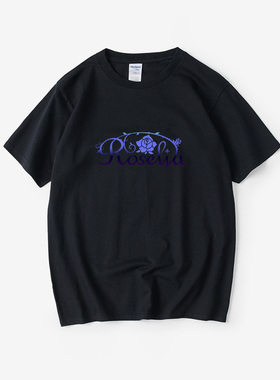Roselia少女乐团BanG Dream市谷有咲周边T恤短袖潮衣服男女圆领大