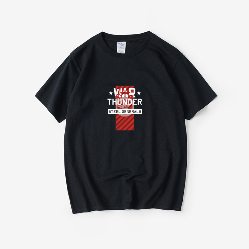 War thunder战争雷霆游戏周边直升机T恤短袖潮衣服男女圆领大码宽