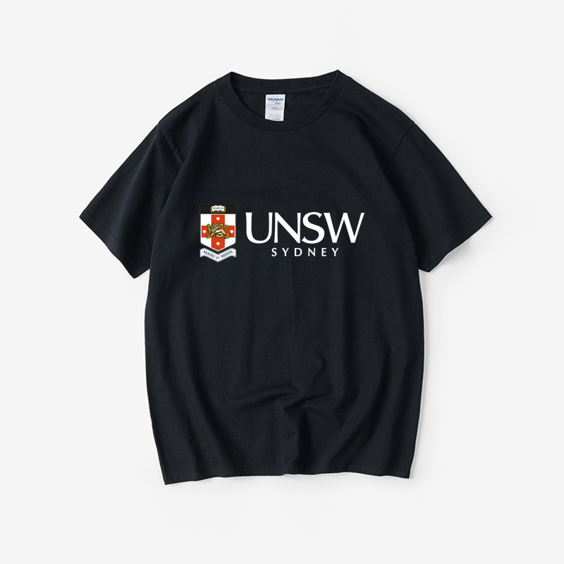 UNSW新南威尔士大学纪念品周边校服T恤短袖个性衣服女男圆领大码