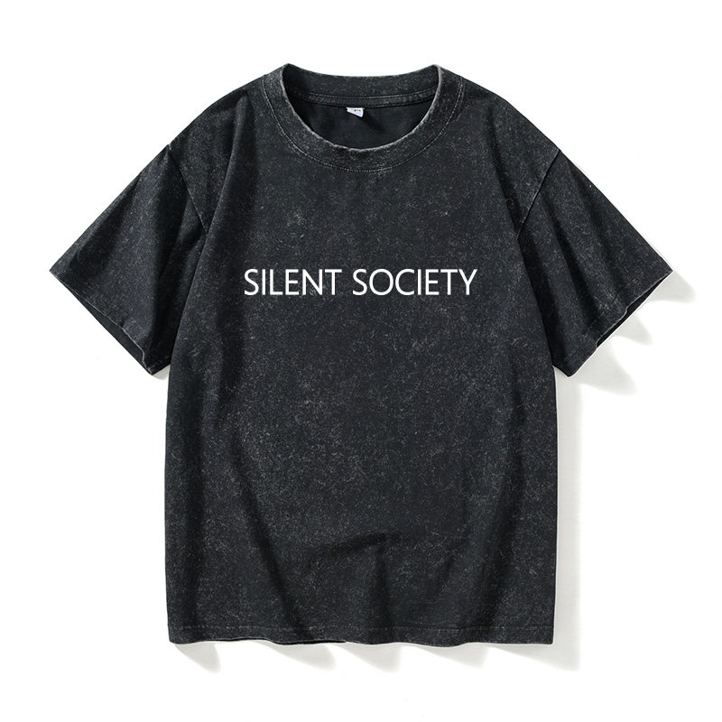 赖冠霖同款T恤短袖简约衣服女男圆领大码宽松夏季情侣装棉上衣半