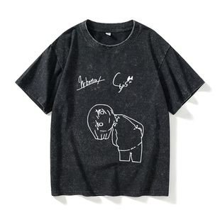 新品 bunaT恤短袖 衣 ヨルシカsuis夜鹿yorushika周边nico唱见n