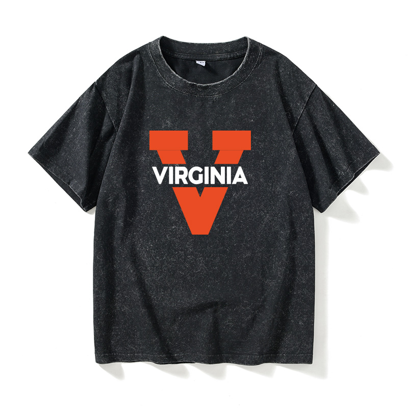 弗吉尼亚美国名校Virginia大学ncaaT恤短袖休闲衣服女男圆领大码