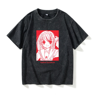 衣服女男圆 打底衫 凉宫春日 忧郁SOS团长门有希团虚妹周边T恤短袖
