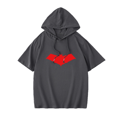 Batman蝙蝠侠夜翼Red Hood红帽火魔红头罩T恤短袖简约衣服女男连