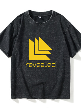 Hardwell Revealed Recordings电音厂牌DJT恤短袖慵懒风衣服女男
