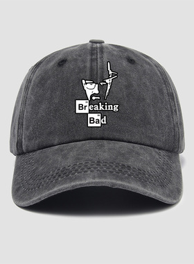 绝命毒师 breaking bad帽子棒球帽男女个性鸭舌帽遮阳帽户外防晒