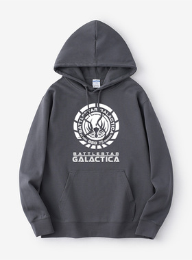 太空堡垒T恤卡拉狄加Battlestar Galactica银河对决卫衣连帽慵懒
