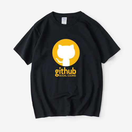 Github章鱼猫程序员码农 Linux Ruby极客ITT恤短袖圆领夏季男女情