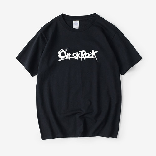 one ok rock oor摇滚T恤短袖简约圆领大码宽松夏季男女情侣装棉上 - 封面