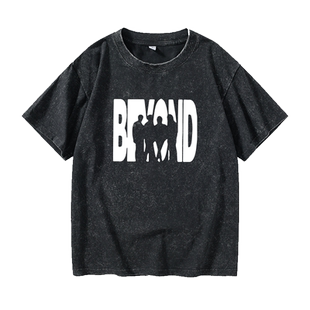 周年纪念beyond 黄家驹 再见理想T恤短袖衣服女男圆领大码宽松夏