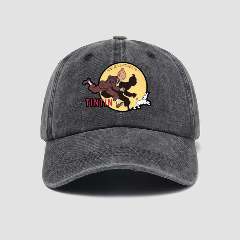 丁丁历险记卡通帽子棒球帽男女遮