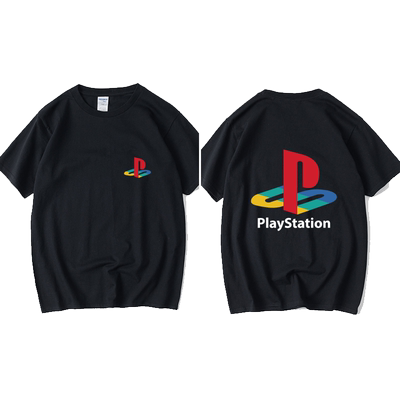 playstation周边PS游戏机ps4经典周边T恤短袖新品衣服女男圆领大