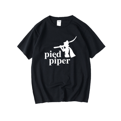 Silicon Valley硅谷美剧pied piper魔笛手T恤短袖小清新衣服男女
