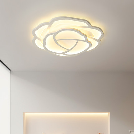 卧室灯 简约现代大气温馨浪漫吸顶灯主卧婚房次卧房间护眼LED灯具