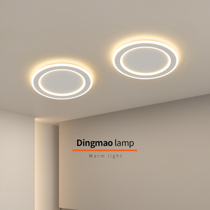 走廊过道灯现代简约个性花形阳台玄关入户吸顶灯新款衣帽间led灯