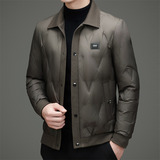 冬季男士休闲轻薄羽绒服加厚保暖压胶夹克XZ804/99852P185，男装羽绒服，星座804（原QT730）