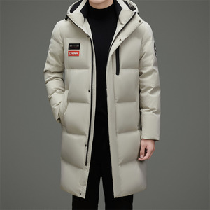 连帽高充绒加厚白鸭绒长款羽绒服男士羽绒外套XZ804/M6912P360,男装羽绒服,星座804（原QT730）