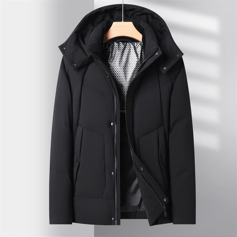 冬季新标高充绒帽可脱卸纯色简约羽绒服面包服XZ804/M6919P295,男装羽绒服,星座804（原QT730）