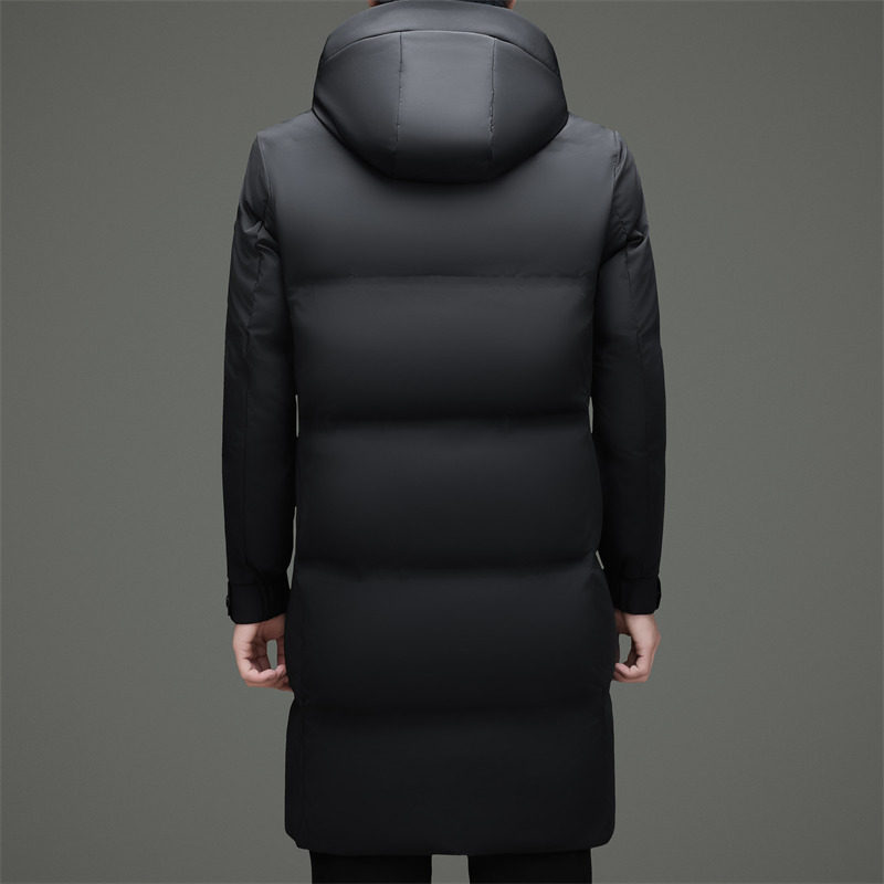 帽可拆高充绒加厚白鸭绒长款羽绒服男士羽绒外套XZ804/9661P315,男装羽绒服,星座804（原QT730）