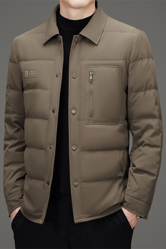 冬季翻领羽绒服男商务休闲新款加厚保暖保暖夹克XZ804/M9735P215,男装羽绒服,星座804（原QT730）