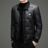 冬季男士休闲轻薄羽绒服加厚保暖压胶夹克XZ804/9680P190，男装羽绒服，星座804（原QT730）