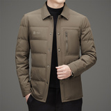 冬季翻领羽绒服男商务休闲新款加厚保暖保暖夹克XZ804/M9735P215，男装羽绒服，星座804（原QT730）