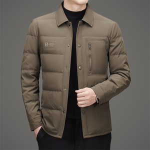 冬季翻领羽绒服男商务休闲新款加厚保暖保暖夹克XZ804/M9735P215,男装羽绒服,星座804（原QT730）