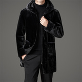 冬季连帽中长款皮毛一体双面穿雪蓝貂大衣男XZ804/M1196P255,男装皮衣,星座804(原QT730), 冬季连帽中长款皮毛一体双面穿雪蓝貂大衣男XZ804/M1196P255,男装皮衣,星座804(原QT730),